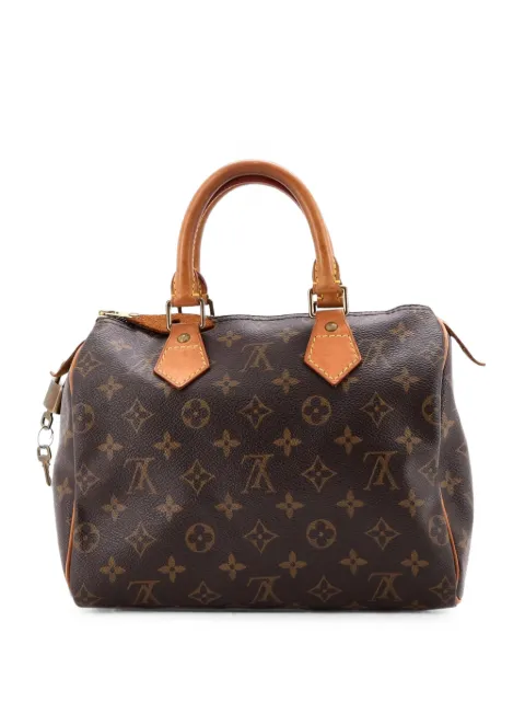 Louis Vuitton Pre-Owned Speedy Handbag Monogram Canvas 25 satchel Brown UBJHH06FPV9OARWO