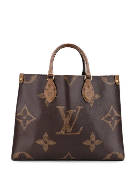 Louis Vuitton Pre-Owned OnTheGo Reverse Monogram Giant MM tote bag Brown DUYPE5XD0NBZRU45