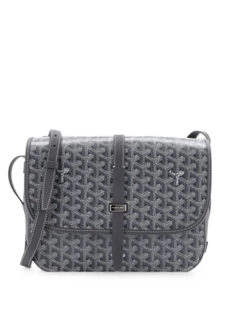 Goyard Pre-Owned Belvedere II Messenger Bag Coated Canvas MM crossbody bag Grey BY07YEHB30I5QSMD