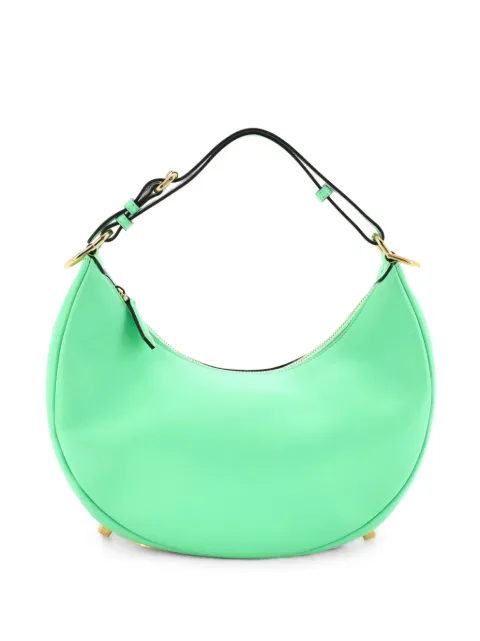 Fendi Pre-Owned Fendigraphy Bag Leather Small hobo bag Green QROXC48SYAWF0I4V