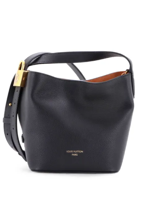 Louis Vuitton Pre-Owned Low Key All In Hobo Leather BB shoulder bag Black QLX1RVP75HJDJX7Z
