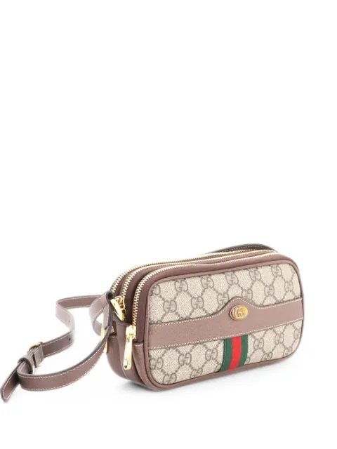 Gucci Pre-Owned Ophidia GG Coated Canvas Mini crossbody bag Brown Q7NWSERVUW0WE4JJ