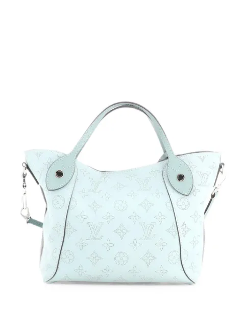 Louis Vuitton Pre-Owned Hina Handbag Mahina Leather PM shoulder bag Blue ABA4EHQG85F5EQQQ