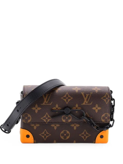 Louis Vuitton Pre-Owned Steamer Wearable Wallet Macassar Monogram Canvas with Leather crossbody bag Brown NV6XL1DRVVSONO08