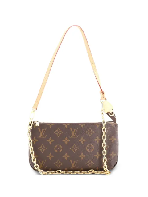 Louis Vuitton Pre-Owned Chain Pochette Accessoires NM Monogram Canvas shoulder bag Brown 0L1UKADOZ6NKMGYF