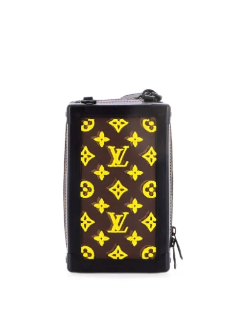 Louis Vuitton Pre-Owned Vertical Soft Trunk Bag Monogram Tuffetage Canvas crossbody bag Black 0A27SNHY1BDKAEQC