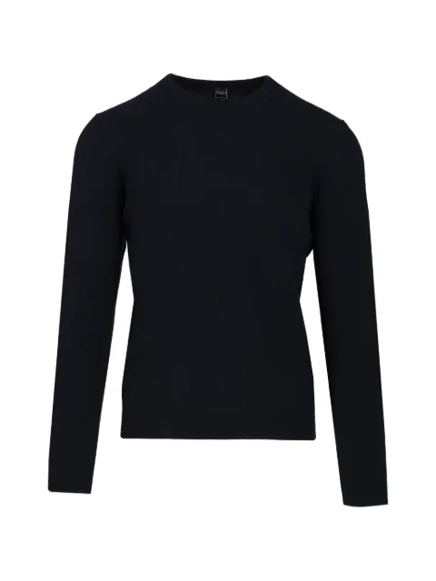 Fedeli cashmere crew-neck sweater Blue MU007001