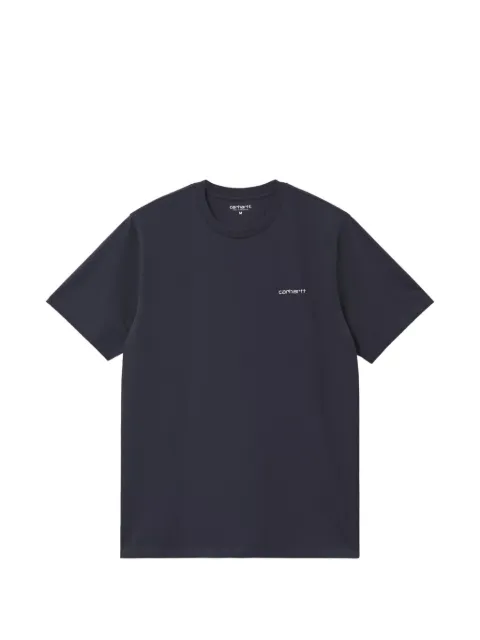 Carhartt WIP script-embroidered T-shirt Black I030435