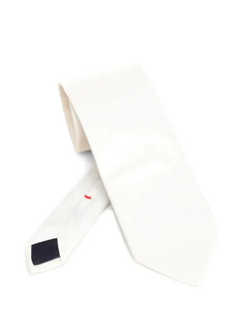 Al Duca D’Aosta 1902 Damon silk tie Neutrals DAMON