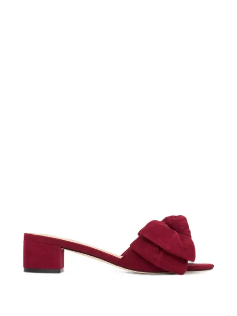 Cinq A Sept Faith bow-detail sandals Red SS020L12478ZBEWI