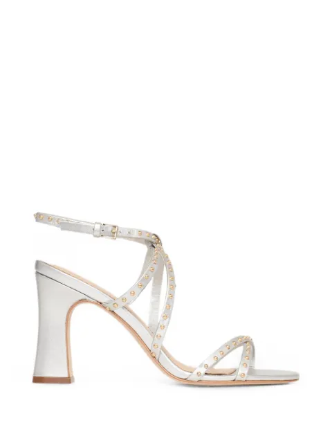 Cinq A Sept Blair studded leather sandals Silver SS141L11979ZSGD