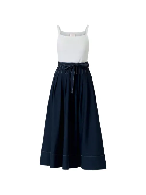 Cinq A Sept Olivia midi flared dress Blue ZD350110008Z