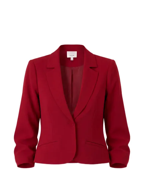Cinq A Sept Khloe ruched-sleeve blazer Red ZJ5751319Z