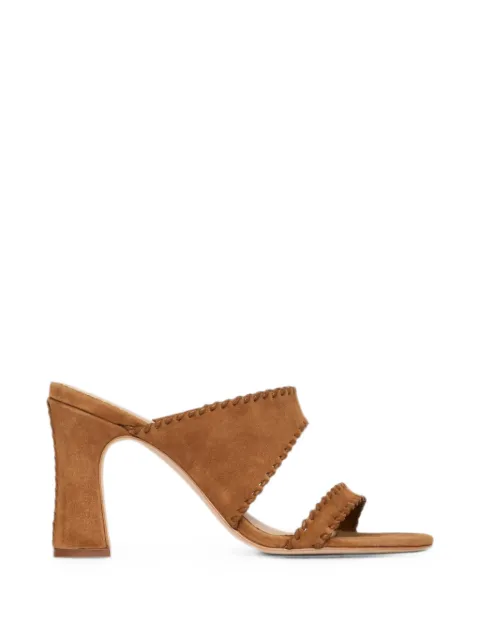 Cinq A Sept Kora whipstitch suede sandals Brown SS133L12864Z