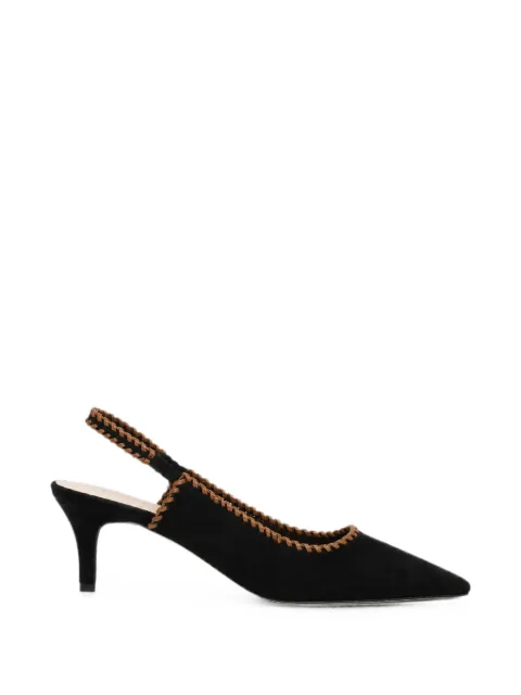Cinq A Sept Sylvie braided slingback pumps Black SH001L12864ZBKBS