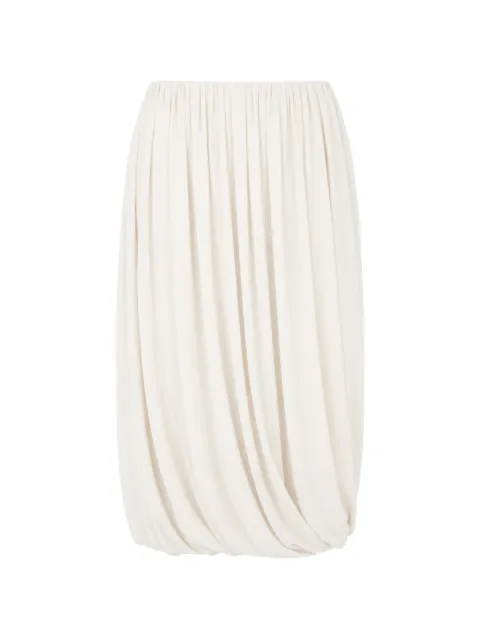Cinq A Sept Calden bubble-hem midi skirt Neutrals ZS6612741ZIVO