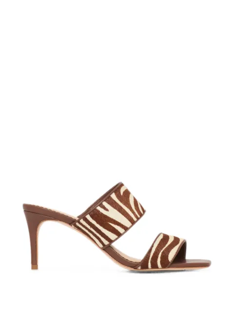 Cinq A Sept Sutton zebra-print sandals Brown SS070L12480ZDSPA