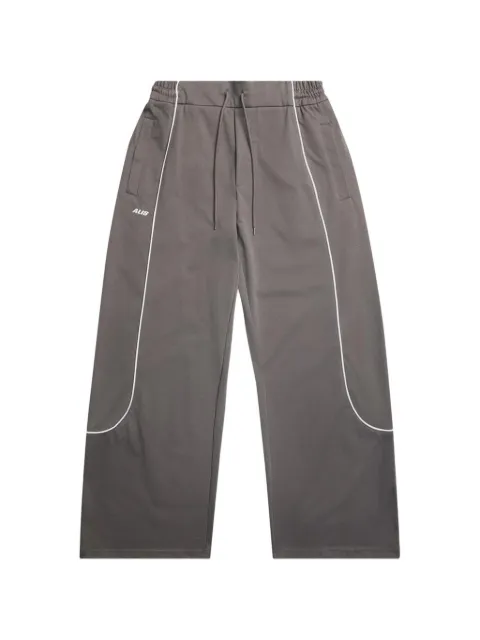 ALIS Yago contrast-piping track pants Grey 10359