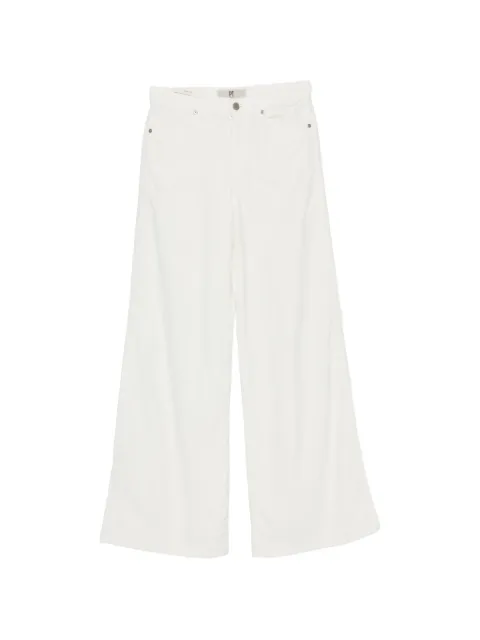 PT Torino Cyndi belt-loop trousers White VPCNZ0SV12T0
