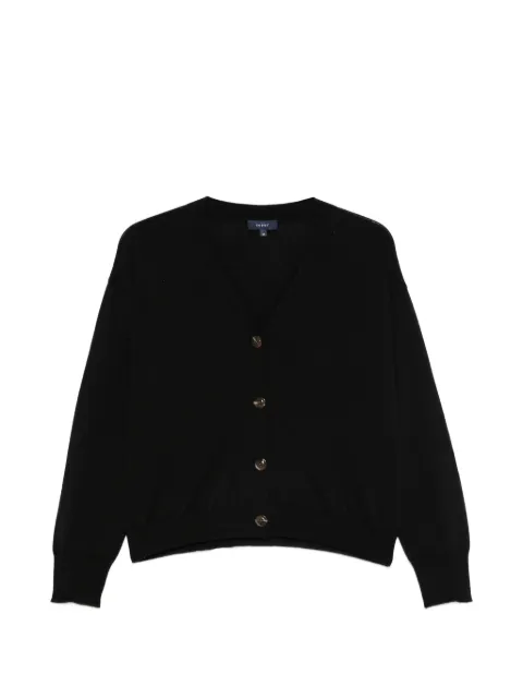 Soeur Idem V-neck button-fastening cardigan Black CAR1406IDEM