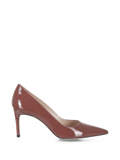 Stuart Weitzman Power pointed-toe pumps Brown SK329099