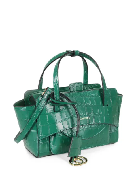 HIDESINS small Flap tote bag Green FL13CC099