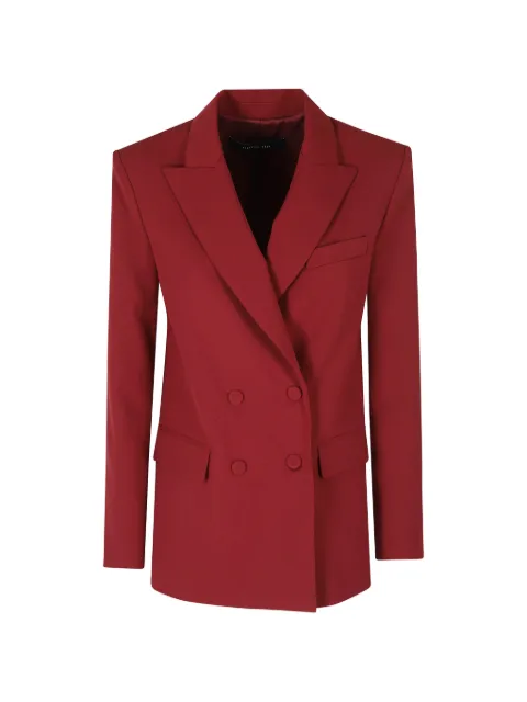 Federica Tosi double-breasted peak-lapel blazer Red 30303303