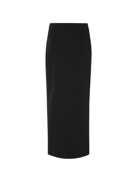 Federica Tosi Cady front-slit midi skirt Black 30708313099