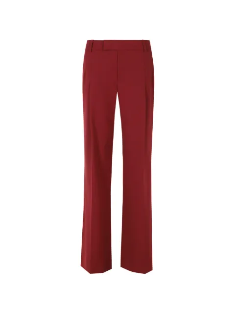 Federica Tosi pleated-detail tailored trousers Red 30804303