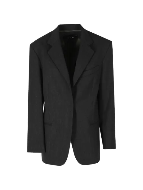 Federica Tosi notched-lapels single-breasted blazer Grey 30301303