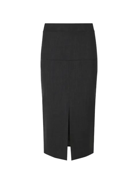 Federica Tosi front-slit pencil midi skirt Grey 30702303