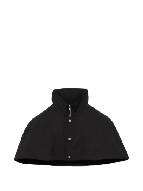 Prada technical fabric capelet Black SGD237SOOO199Y