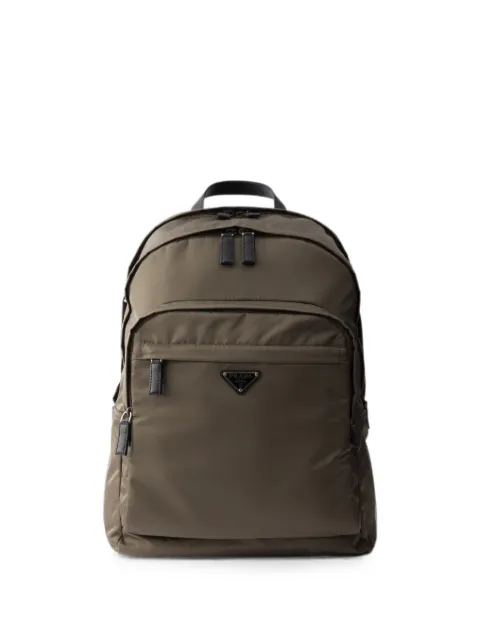 Prada Re-Nylon and Saffiano leather backpack Grey 2VZ048VOOO2DMG