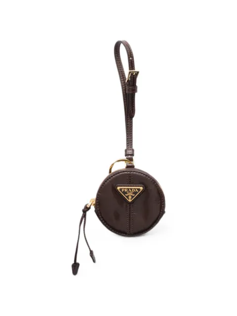 Prada leather mini-pouch Brown 1TT3512CYR