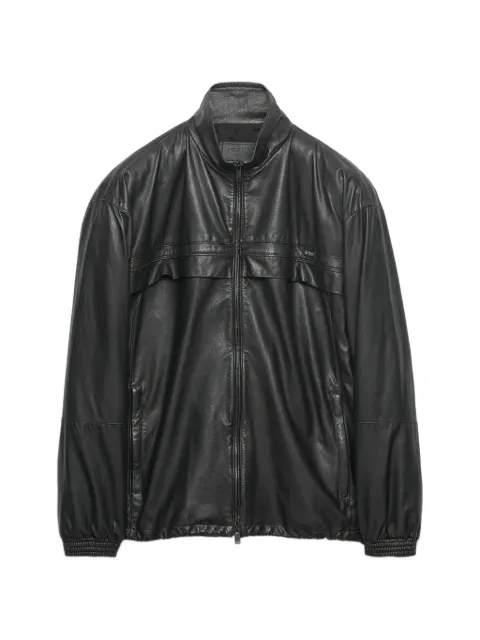 Prada nappa leather jacket Black UPW624SOOO19WL