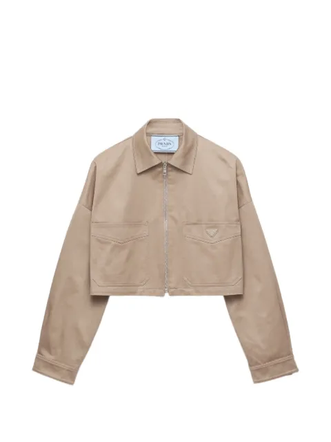 Prada chino blouson jacket Neutrals P513QSOOO10YP
