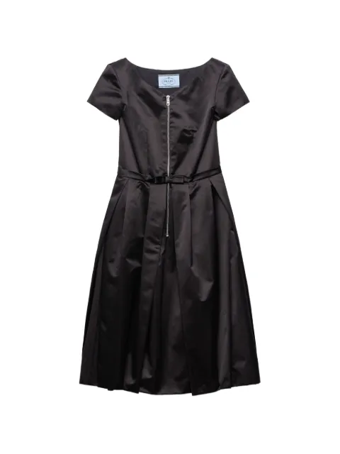 Prada duchesse silk dress Black P3T44XSOOO1653