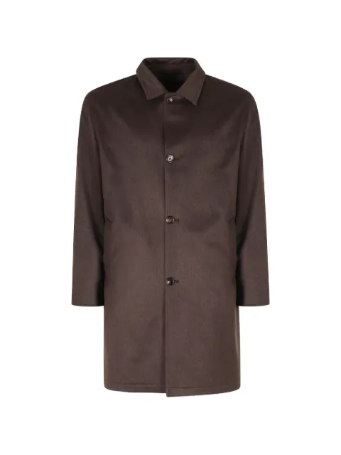Kired reversible button-up coat Brown WPEAKW68180099