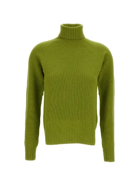 Drumohr turtleneck raglan-sleeved sweater Green L5W114TL