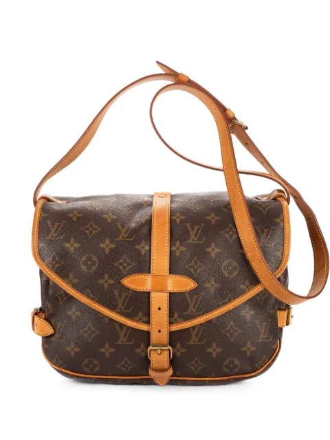 Louis Vuitton Pre-Owned 2011 25 Saumur Monogram canvas shoulder bag Brown MB1011