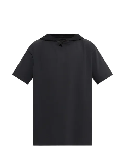 Maison Margiela graphic-print hooded T-shirt Black S50GC0735M20169