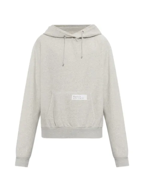 Maison Margiela bird-print drawstring hoodie Grey S50GU0256M25039