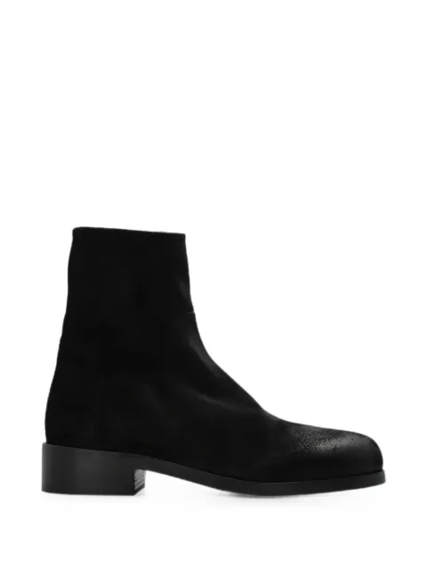 Marsèll distressed-effect leather ankle boots Black MM4945P024