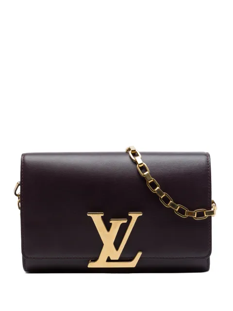 Louis Vuitton Pre-Owned 2013 Leather Louise Chain GM shoulder bag Purple MG65B7K9D939RFZ2