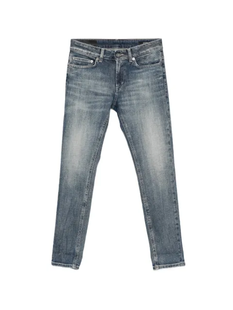 DONDUP faded-effect turn-up cropped jeans Blue P692DSK340DJ53