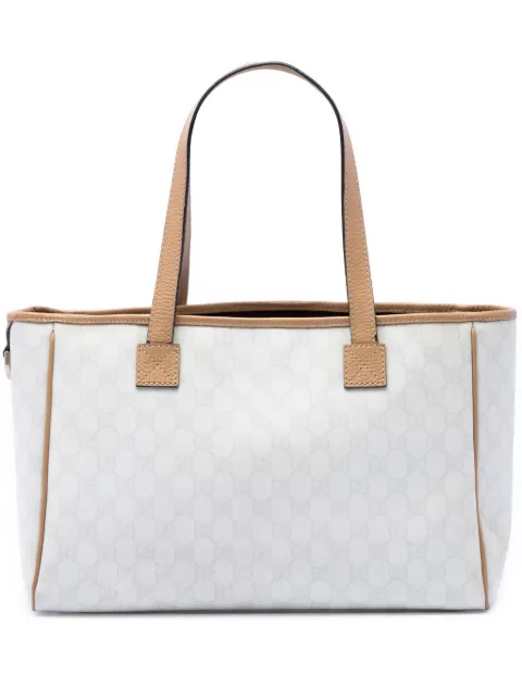 Gucci Pre-Owned 2016-2026 GG Supreme tote bag White 4R5HI11YOAAEDE3X