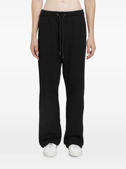 Off-White logo-motif sweatpants Black OMCH05AF26FLE00500