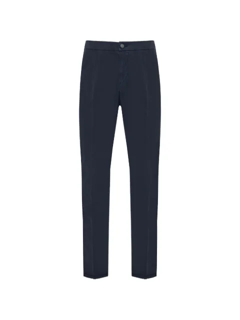 Richard J. Brown Caprera logo-patch button-fastening trousers Blue T1244