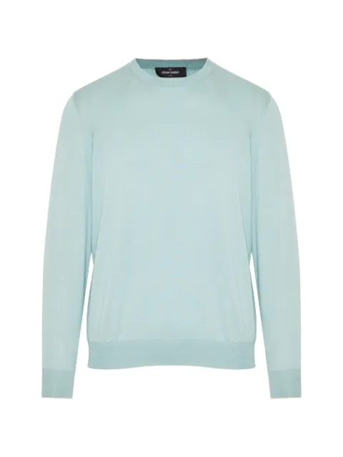 Gran Sasso crew-neck long-sleeve sweater Blue 4316716290