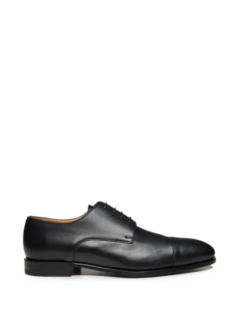 Amedeo Testoni cap-toe lace-up derby shoes Black MS1274196241FC6G